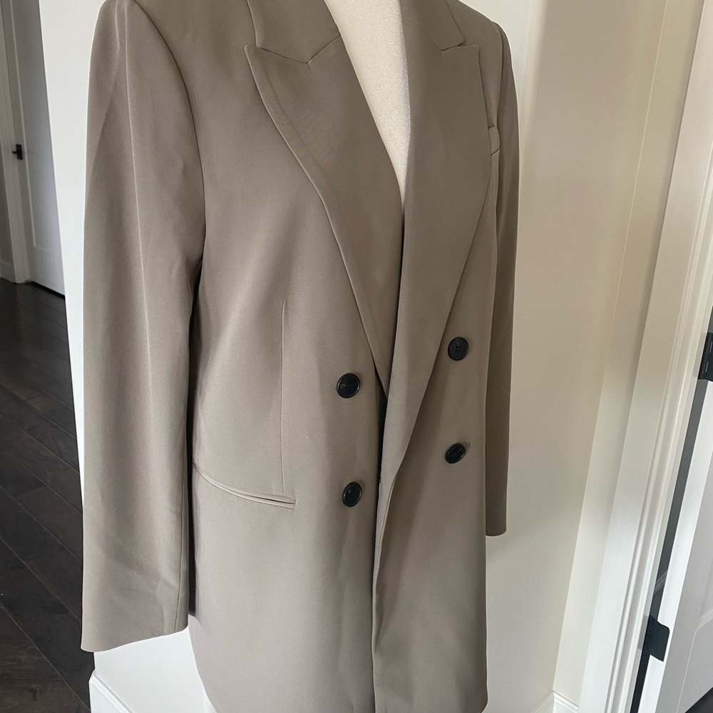 H&M Double Breasted Straight-cut blazer/jacket